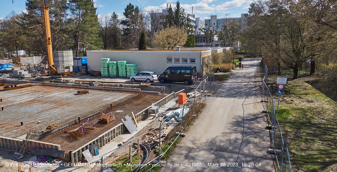 28.03.2023 - Baustelle Haus für Kinder in Neuperlach